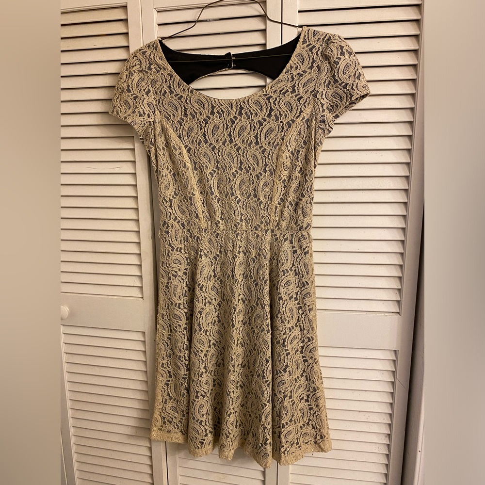 NWT Maurice’s lace and black dress